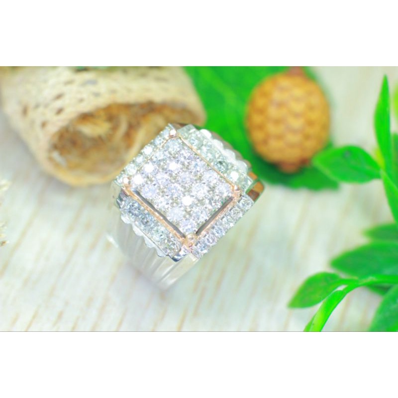 Cincin Pria Berlian Eropa