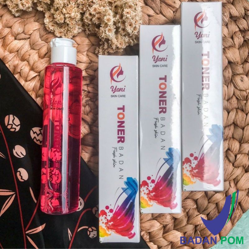 (READY) Toner Badan Yoni Skincare | Perontok Daki Perontok Daki BPOM HALAL Exfoliator original