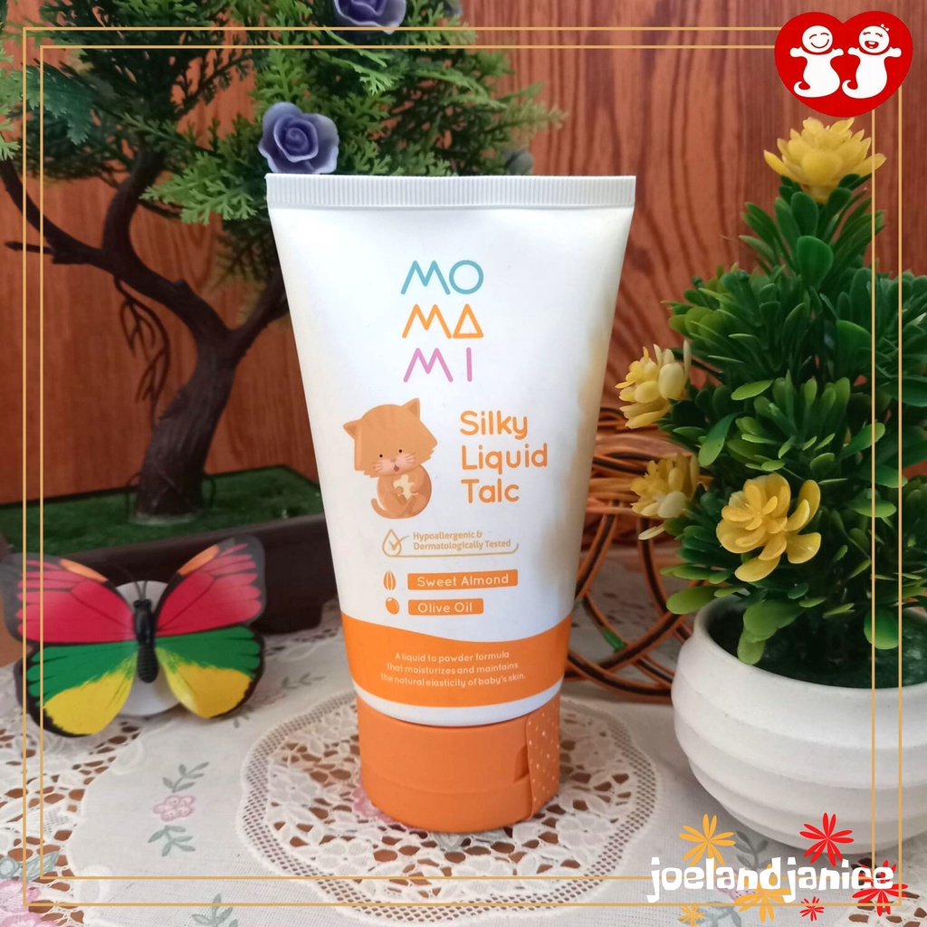 Momami Baby Silky Liquid Talc - Lotion &amp; Cream Bayi (125 mL)