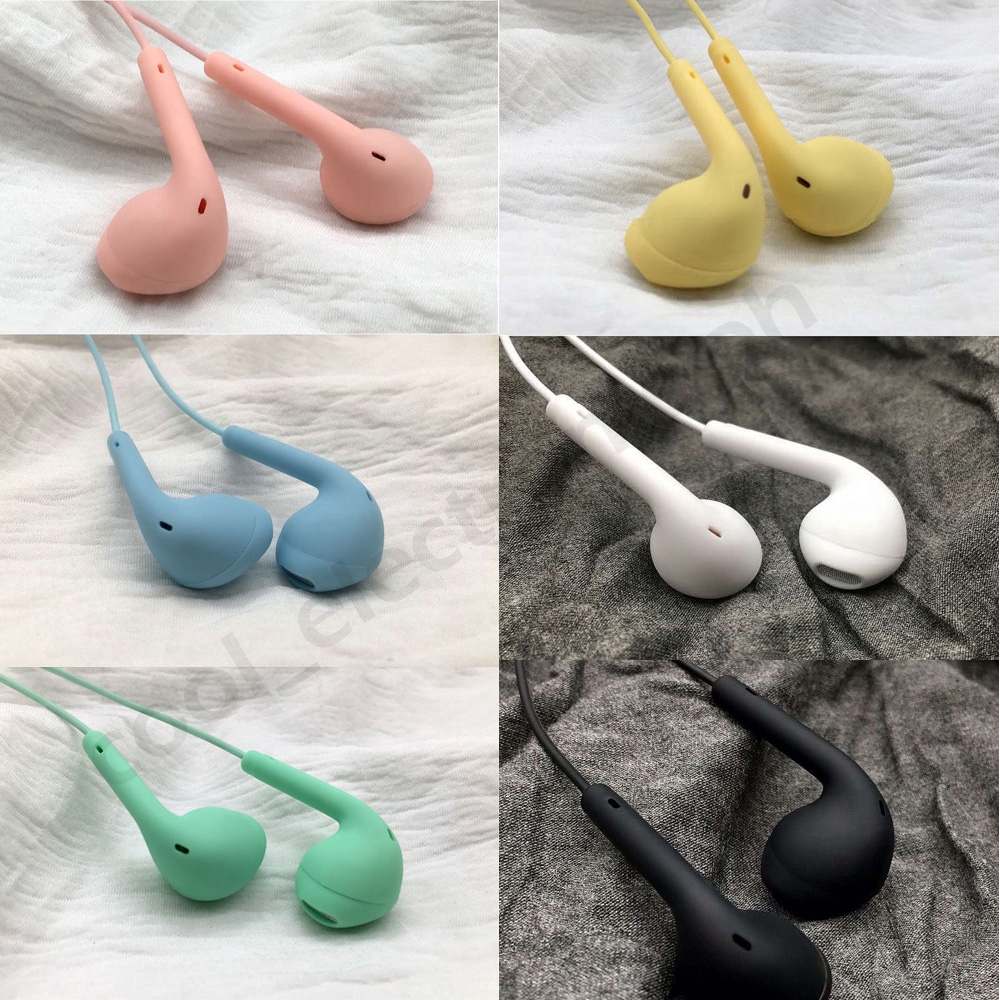 Headset U19 Macaron Bass HiFi Stereo 3.5mm Wired Earphone with Mic 120cm Earphones Murah