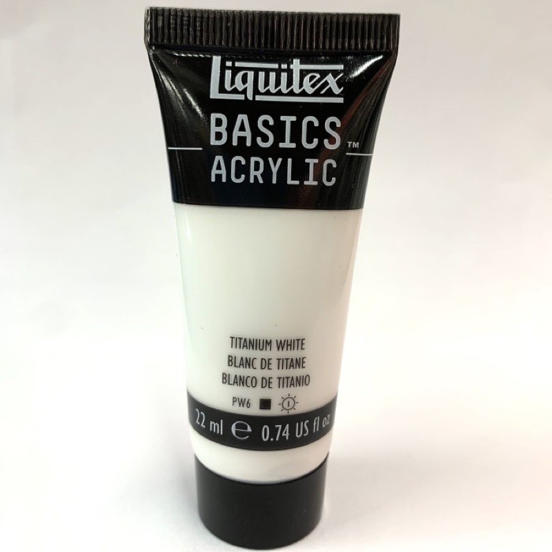 

Cat Acrylic Liquitex Basics 22ml Titanium White