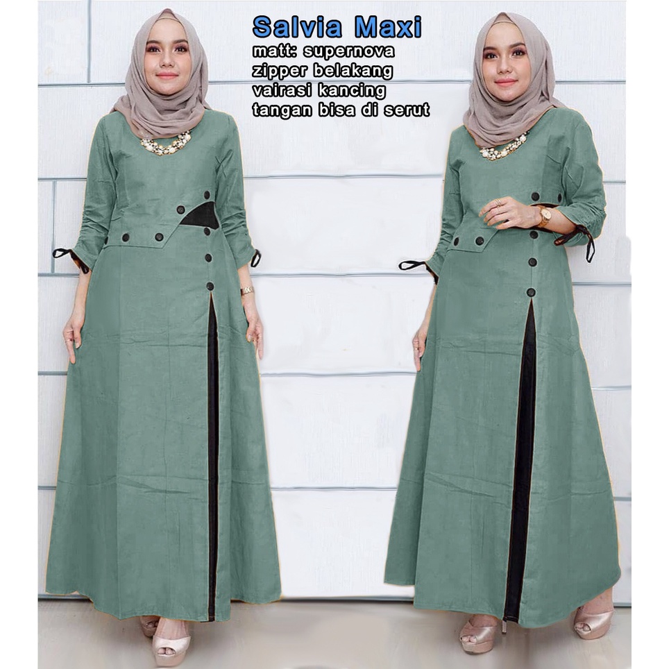 CTN Baju muslim maxi SALVIA best seller