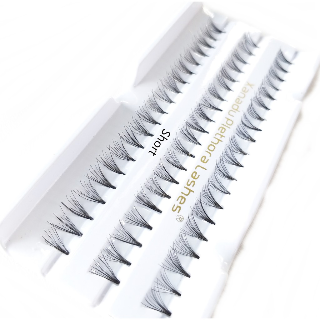 1 KOTAK ISI 60PCS KNOT FREE INDIVIDUAL LASHES - BULU MATA TANAM KNOTFREE HUMAN HAIR