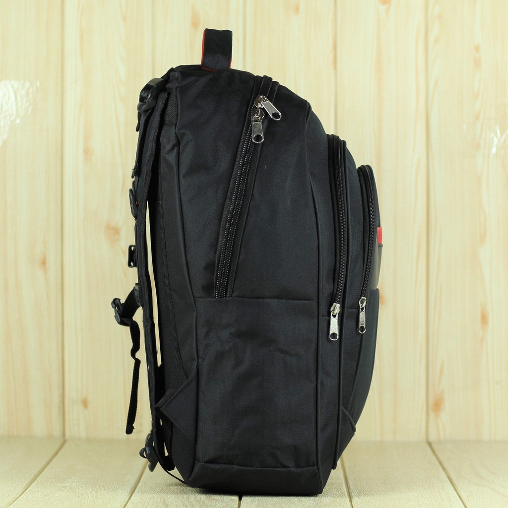 Tas Ransel Elite Polo Restop Desain Simple Back Pack Laptop Pria Cowok