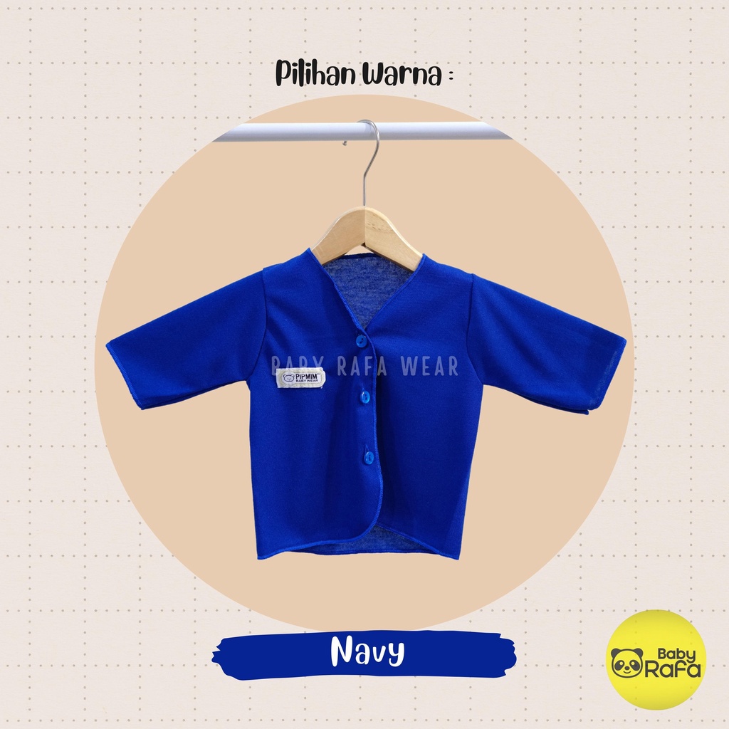 Baju Bayi Tangan Panjang Newborn merk SNI PIP MIM - POLOS WARNA TUA