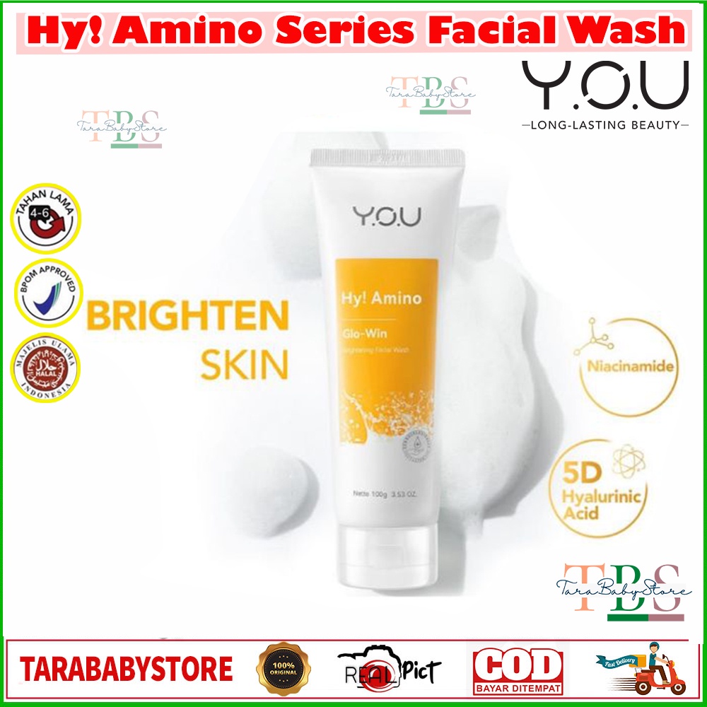 You Hy! Amino Facial Wash | Brightening | Hydrating | Anti Acne | Oil Control 100g