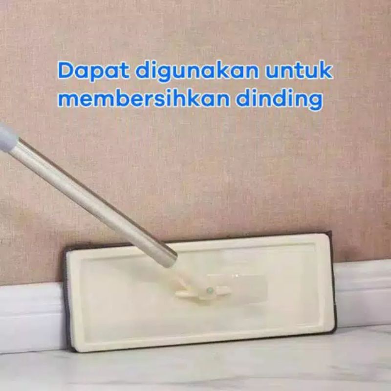 Ultra Mop Alat Pel Lantai PRAKTIS GRATIS KAIN PEL Pembersih Lantai Putar persegi panjang/ ultra Mop Modern