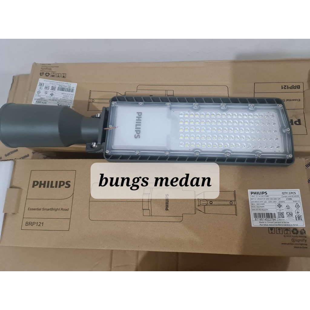 LAMPU JALAN LED PHILIPS BRP121 50W 50Watt 50 Watt IP66 PUTIH PJU BRP