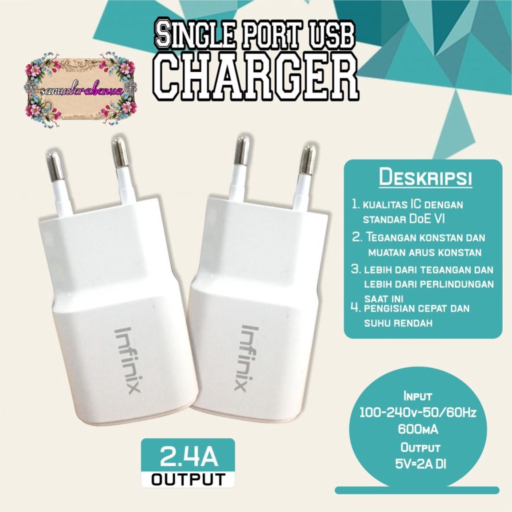 Charger Infinix 9V -2A Original Fast Charging Kabel Micro USB note 7 Note 8 hot 9 8 10 play SB2566