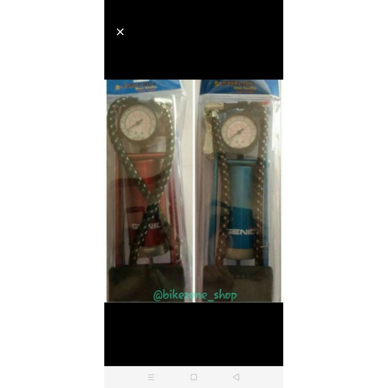 Pompa injak sepeda motor fixie beca bola Genio