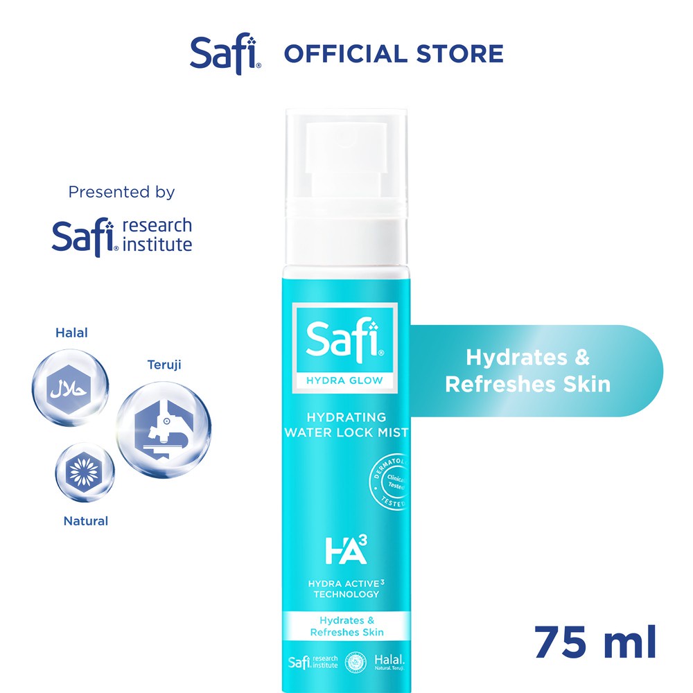 Safi Hydra Glow Hydrating Water Lock Face Mist 75ml