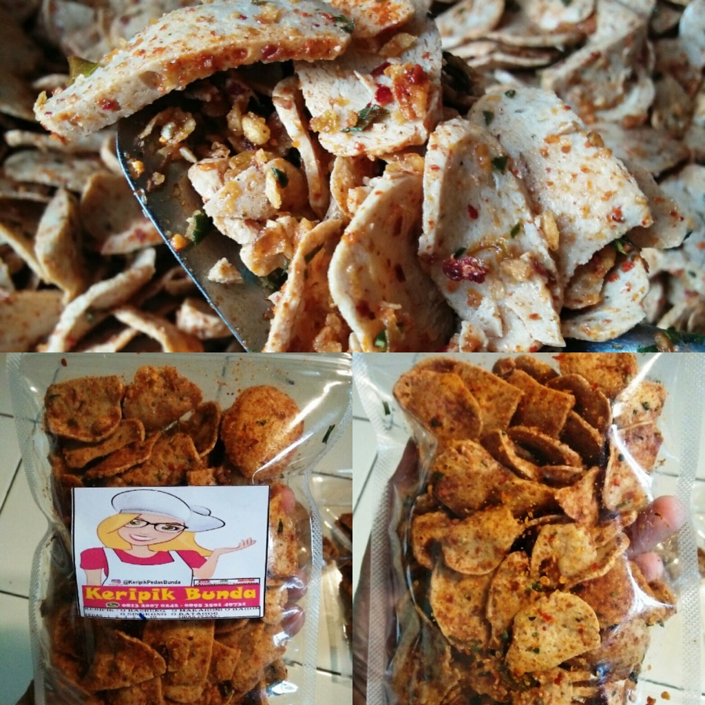 Jual Keripik Basreng Bunda Super Pedas Lv 5 7 10 Shopee Indonesia