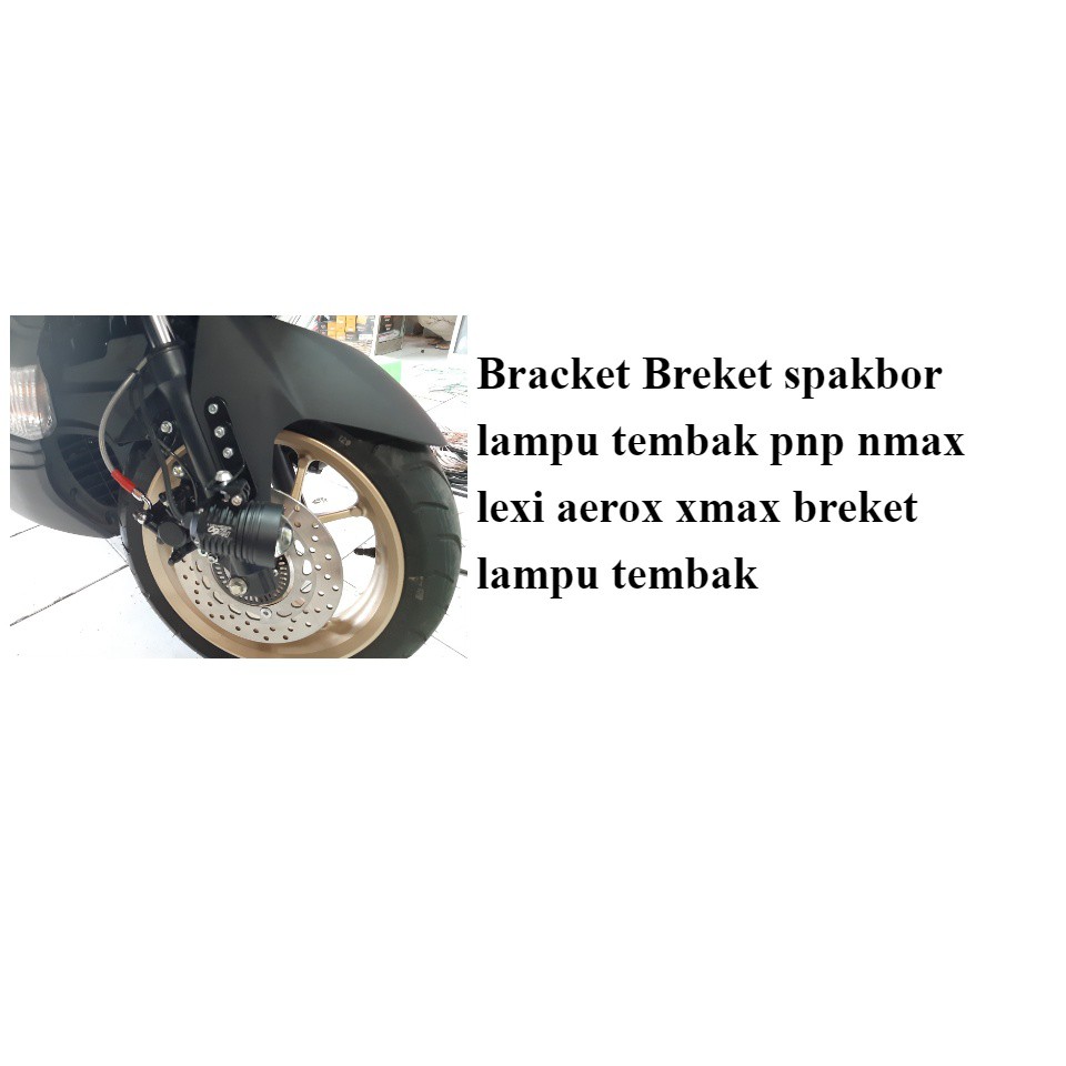 [promodiskon]BRACKET BReKET LAMPU SPAKBOR SPAKBOARD SERPO ADJUSTABLE NMAX XMAX LEXI