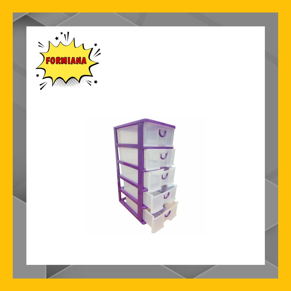 FM - Victory Mini Container L Susun 5 Ukuran 26,5 x 18,0 x 43,5 cm