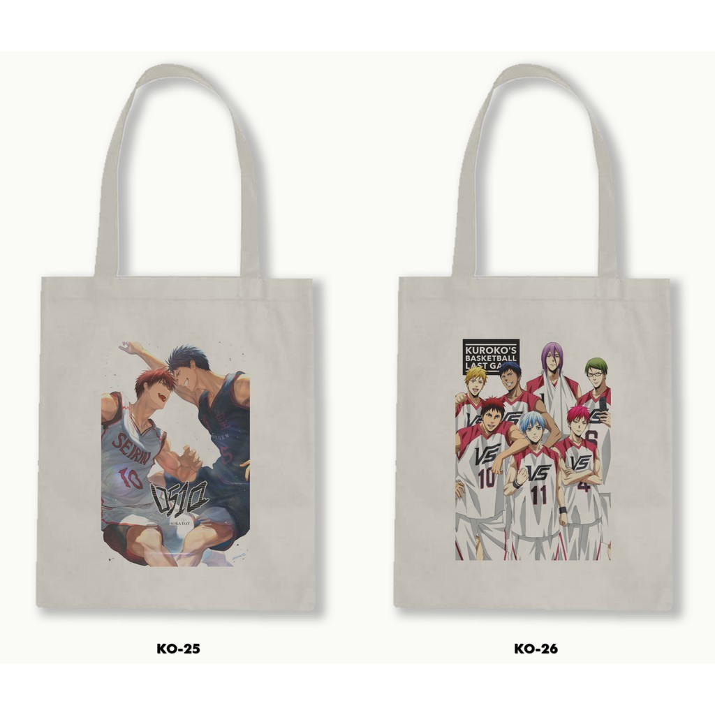 TOTE BAG BLACU - KUROKO'S BASKETBALL / KUROKO NO BASUKE /ANIME-MANGA .02