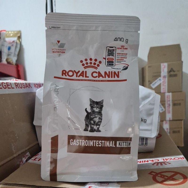 Jual ROYAL CANIN GASTROINTESTINAL KITTEN 400 GR / MAKANAN KUCING