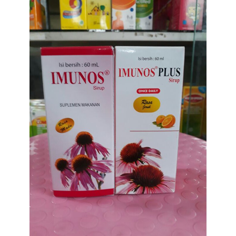 imunos/imunos plus sirup 60ml Suplemen vitamin untuk membantu meningkatkan daya tahan tubuh