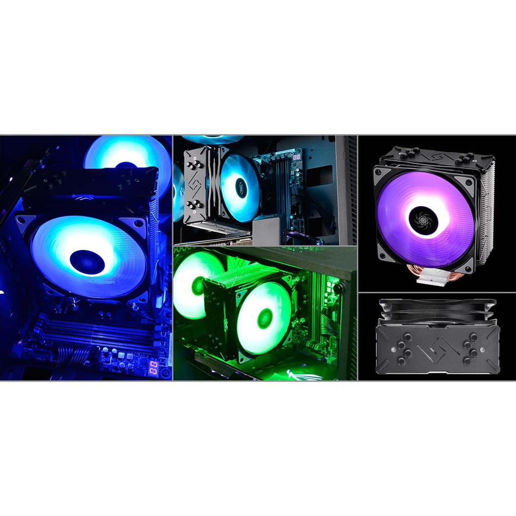 DEEPCOOL GAMMAXX GTE RGB LED 12 cm UNIV SOCKET AIR CPU COOLER