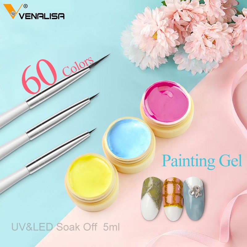 Warna Cat Kuku Gel Uv Led Soak Off Desain Venalisa 2020
