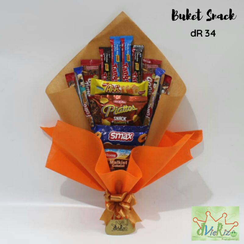 Buket Snack Dr 34 Snack Jajan Kado Wisuda Hadiah Ulang Tahun Shopee Indonesia