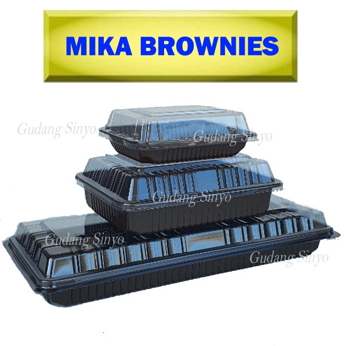 Mika Kotak Brownies Merk Lux 1 pack isi 25 pcs