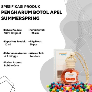 Pengharum Ruangan Aroma Bubble Gum Botol Apel Summer Pengharum Ruangan Aroma Bubble Gum Botol Apel Summer