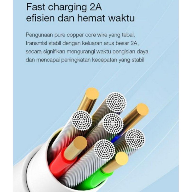 PROMO 1~TOPLES 20PCS KABEL DATA ROBOT RBM100S MICRO ORIGINAL FAST CHARGING ANDROID SMARTPHONE RBM100