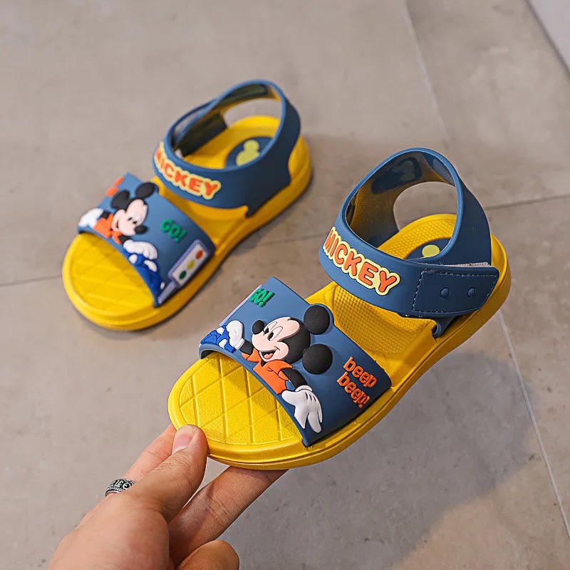 SANDAL SENDAL JEPIT NON-SLIP ANAK LAKI-LAKI DISNEY MARVEL INDOOR DAN OUTDOOR VL