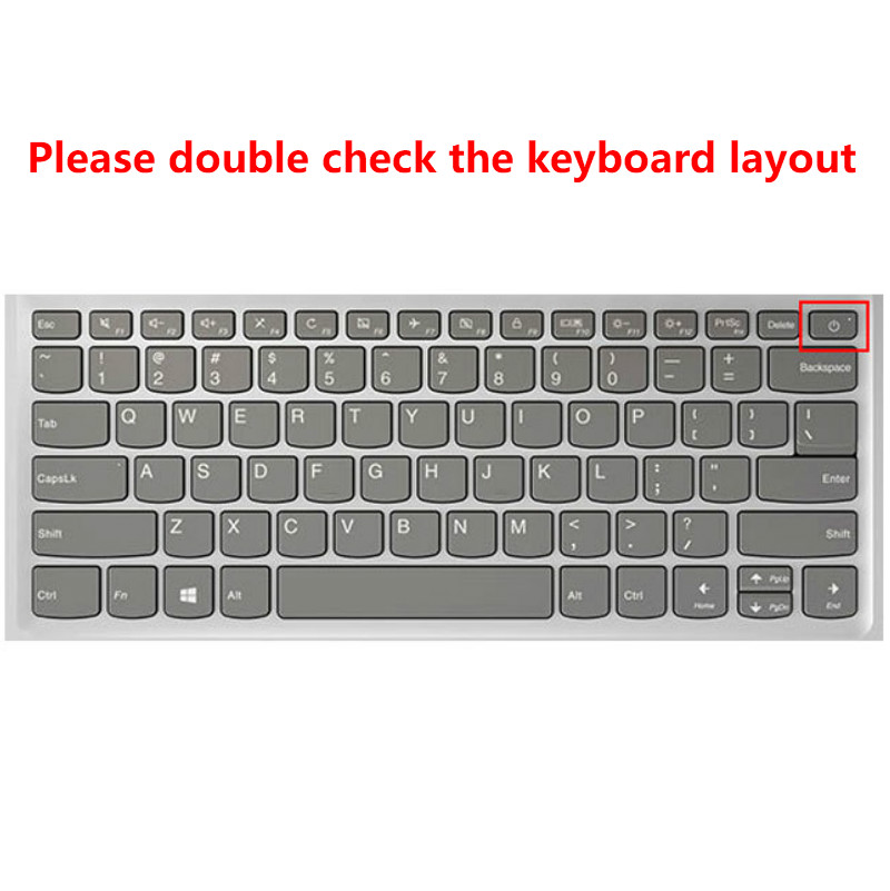 Untuk 14inci Lenovo V14 IdeaPad 320S 120s 330c I5I7 Lembut Ultra-Tipis Silikon Laptop Keyboard Cover Pelindung