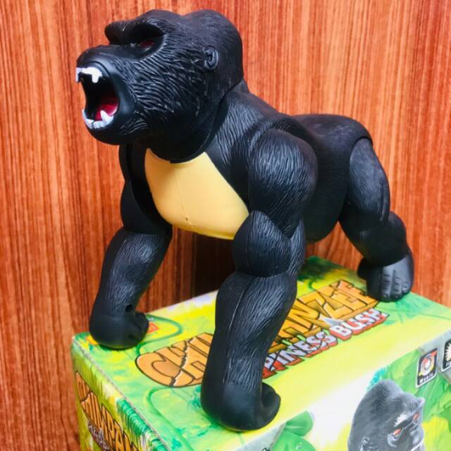Mainan kingkong/mainan gorila berjalan dan bersuara