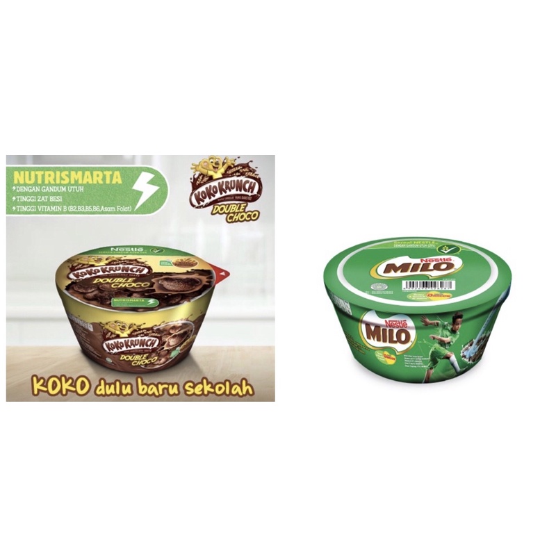 

Nestle Koko Krunch Cereal Double Choco 30gr / Nestle Milo Cereal 30gr