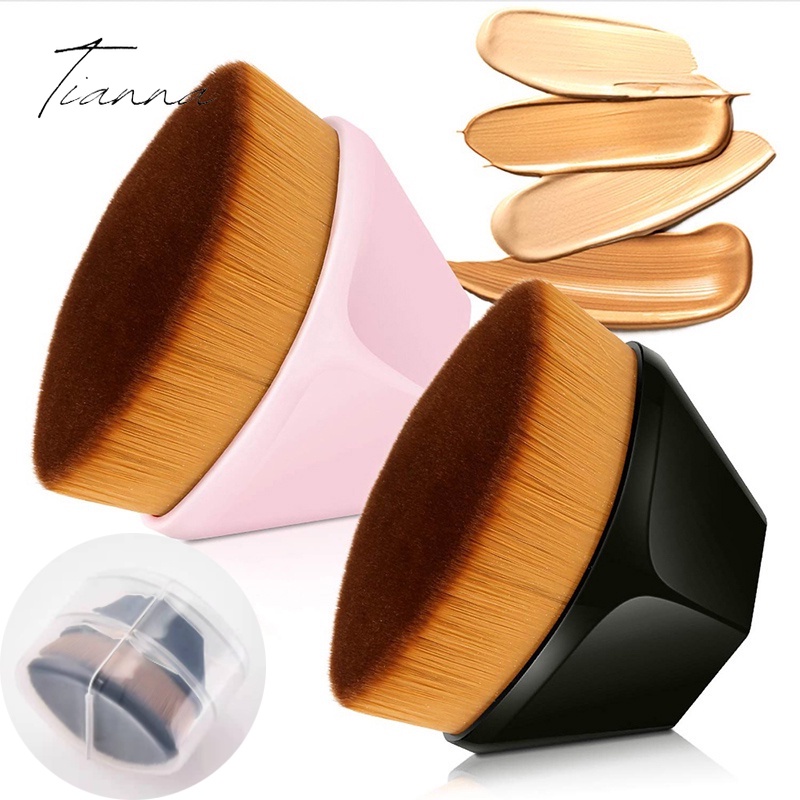 Brush Makeup Bentuk Hexagon Untuk BB Cream / Blush On / Bedak / Foundation