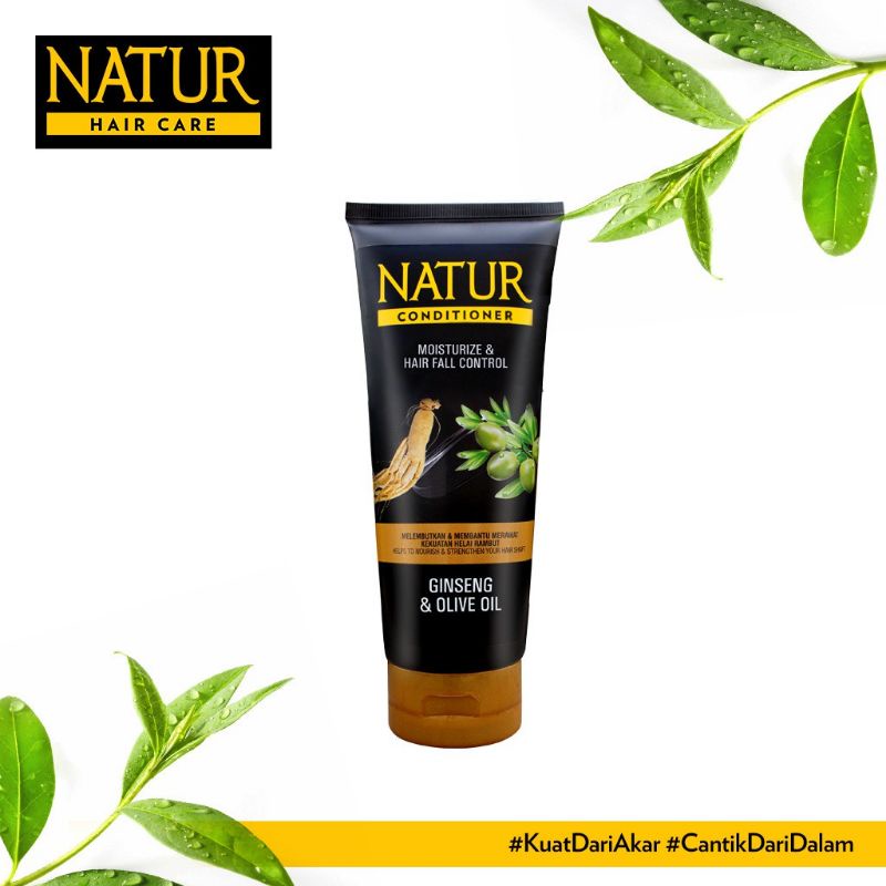 NATUR Conditioner 165mL | Ginseng dan Aloevera