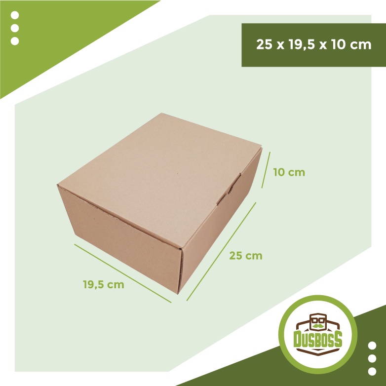 

Kardus Uk. 25 x 19,5 x 10 cm.... Die Cut kotak Kue, snack -aksesoris-dll model box pizza