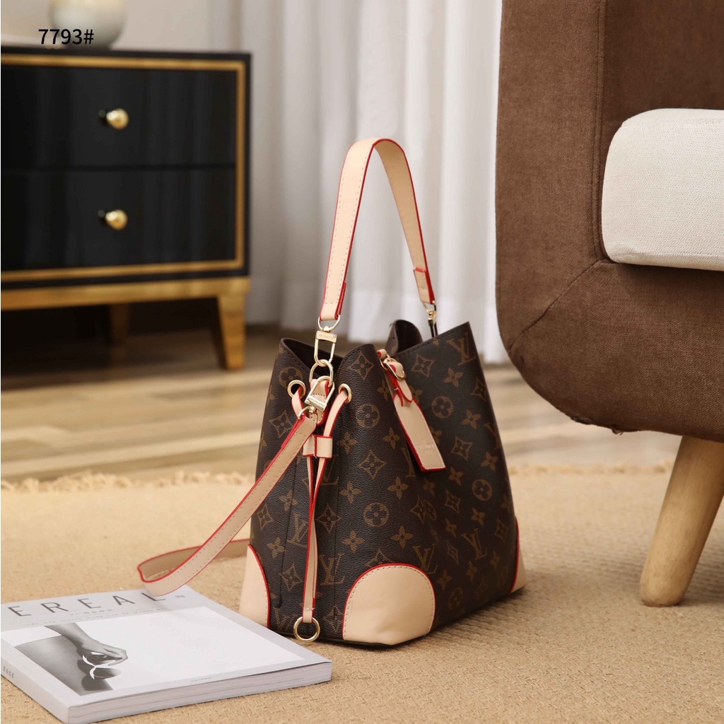 Bucket Shoulder Bag in Monogram 7793