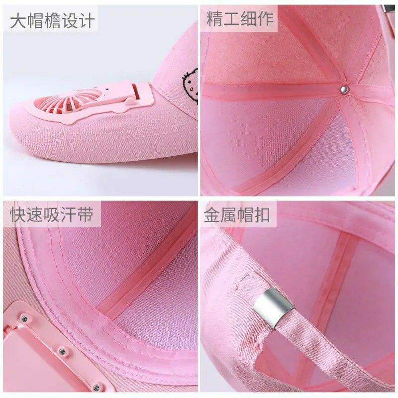 2021 Kipas Angin + Topi USB / Topi Memancing Ada Kipas Cocok untuk Outdoor FREE EARPHONE