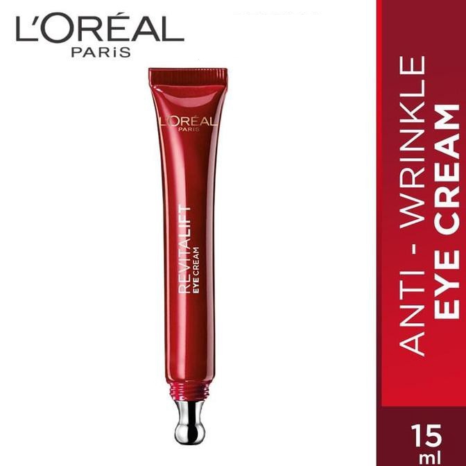 LOreal Paris Revitalift Triple Action Eye Cream Skin Care - 15 ml (Untuk Kulit Kencang)