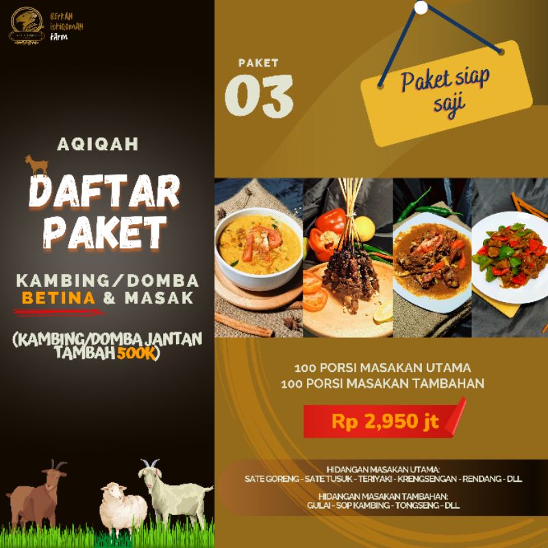 

kambing aqiqah siap saji
