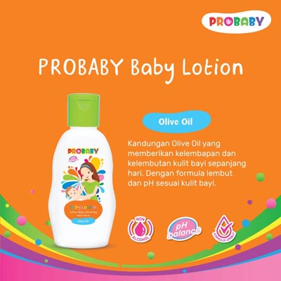 BPOM] PROBABY BABY LOTION OLIVE OIL 100ML LOTION WAJAH DAN BADAN BAYI &amp; ANAK ANAK_Cerianti