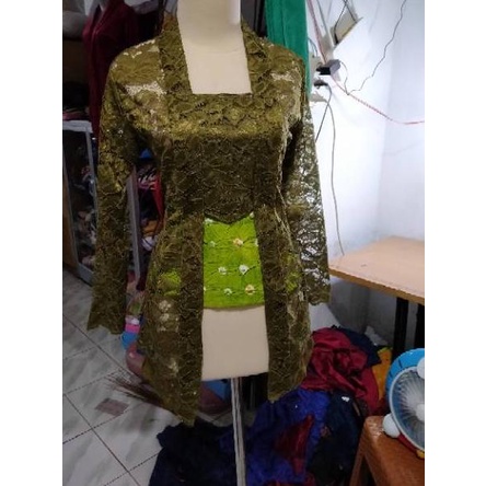 8QSLW6977 Angkin jumputan tutup perut untuk kebaya