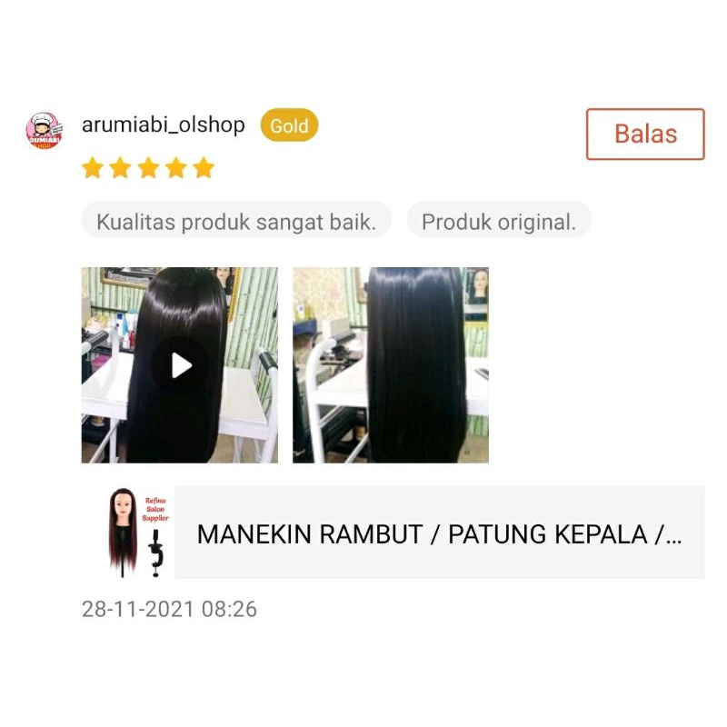 MANEKIN RAMBUT / PATUNG KEPALA / BELAJAR PANGKAS &amp; MODEL RAMBUT