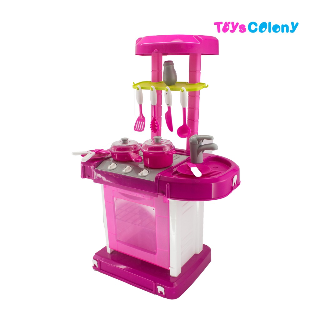 MAINAN ANAK KITCHEN SET MASAK MASAKKAN HAPPY COOKING SHIMMER AND SHINE SHS 008-58