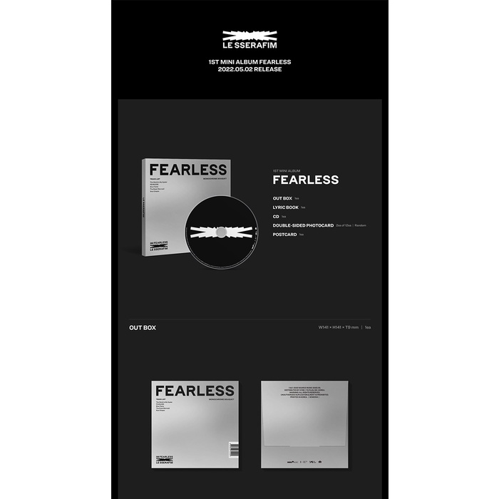 (SET) LE SSERAFIM - 1st Mini Album FEARLESS