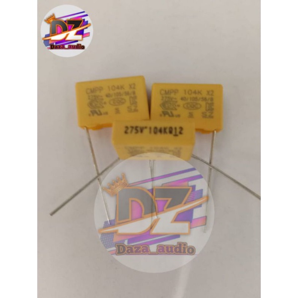 Kapasitor mkp 100n 250v