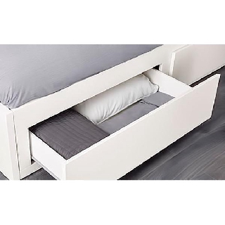 Tempat Tidur Dipan Laci Putih Ranjang Laci Single Tempat Tidur Dipan Laci Putih Ranjang Laci Single