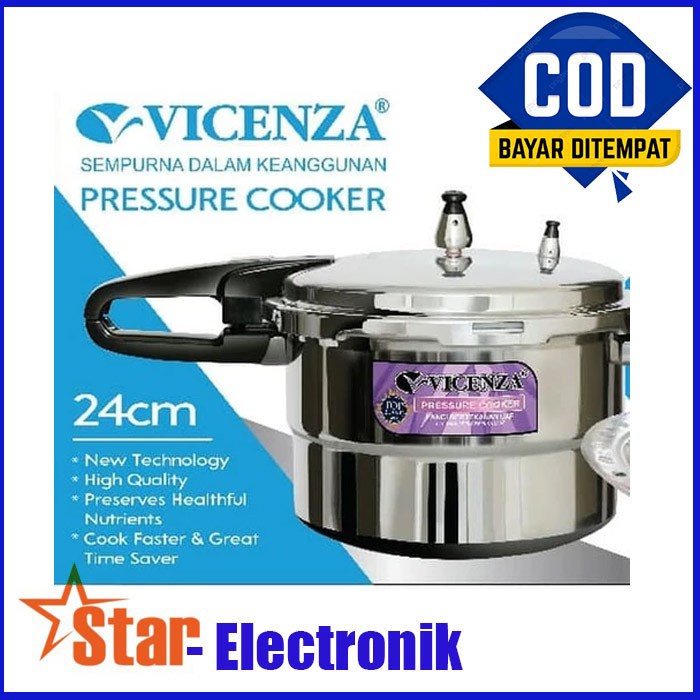 VICENZA V-324 Presto Kapasitas 8Liter (24 cm) ORIGINAL VICENZA