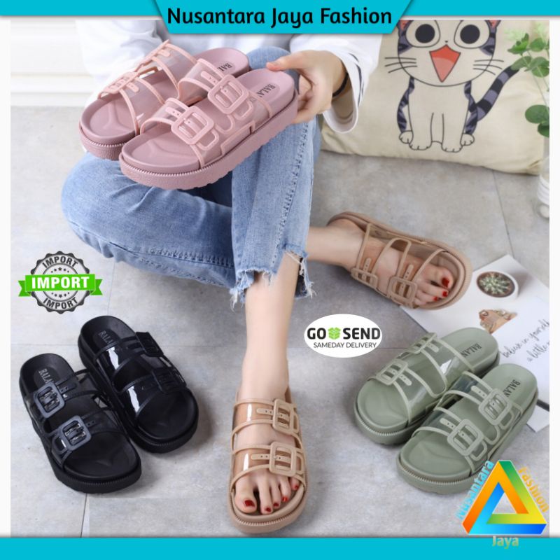 7.7 Sandal Wedges Kekinian - Sandal Wanita Balance 1604 48