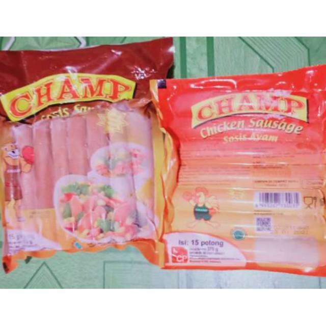 

sosis 375gr isi 15pcs / sosis champ ayam/ sosis champ sapi /sosis mabel