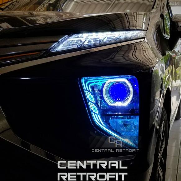 Slim Frame Versi 2 Terlaris Lazy Custom 3D DRL Xpander Modif Lampu