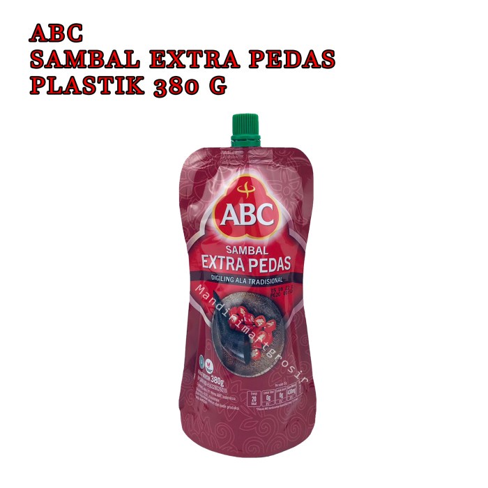 SAOS ABC EXTRA PEDAS PLASTIK 380ML